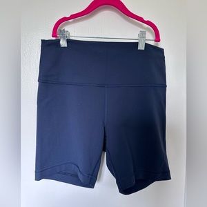 Lululemon Wunder Train High-Rise Short 6” True Navy